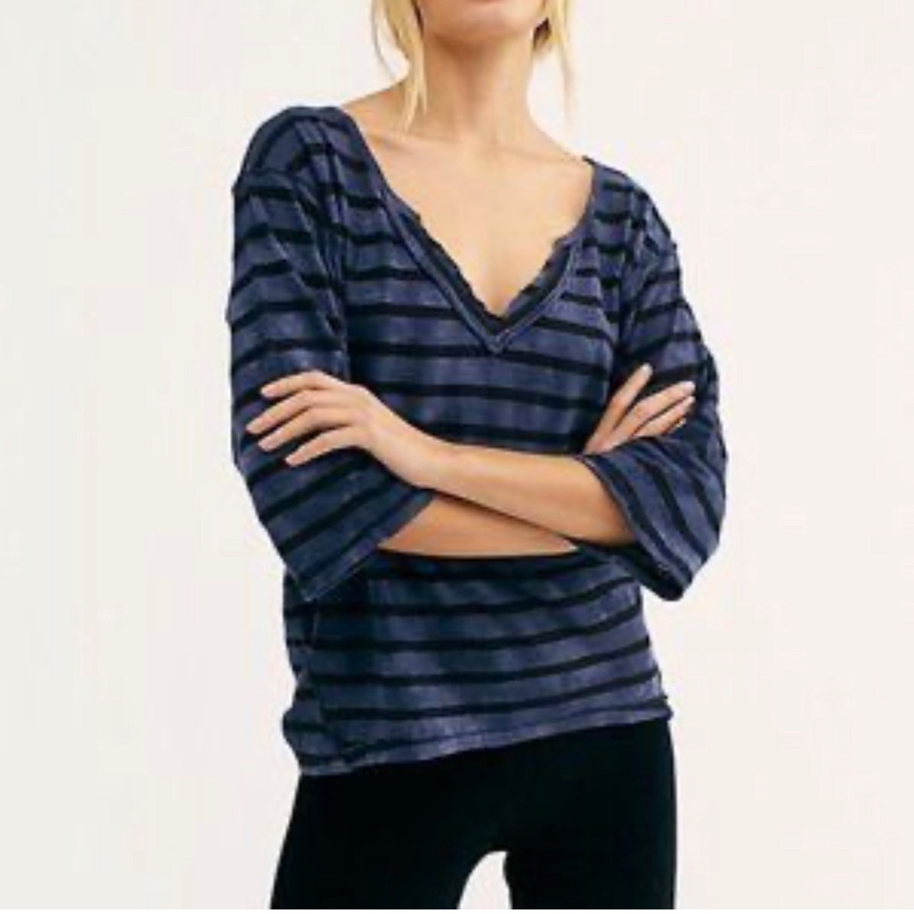 We the Free Head in the Clouds Slouchy Oversized Dolman Sleeve Top Sz L